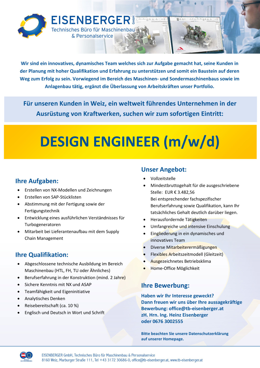 Design Engineer (m/w/d)