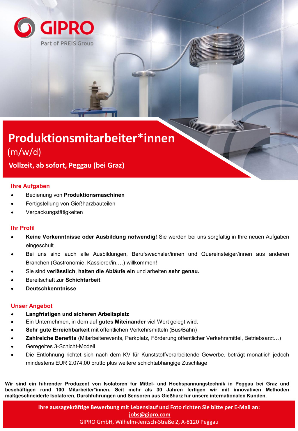 Produktionsmitarbeiter*innen (m/w/d)