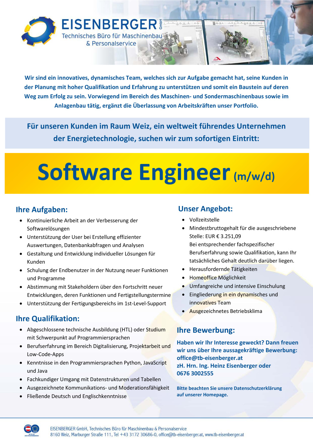Software Engineer (m/w/d)