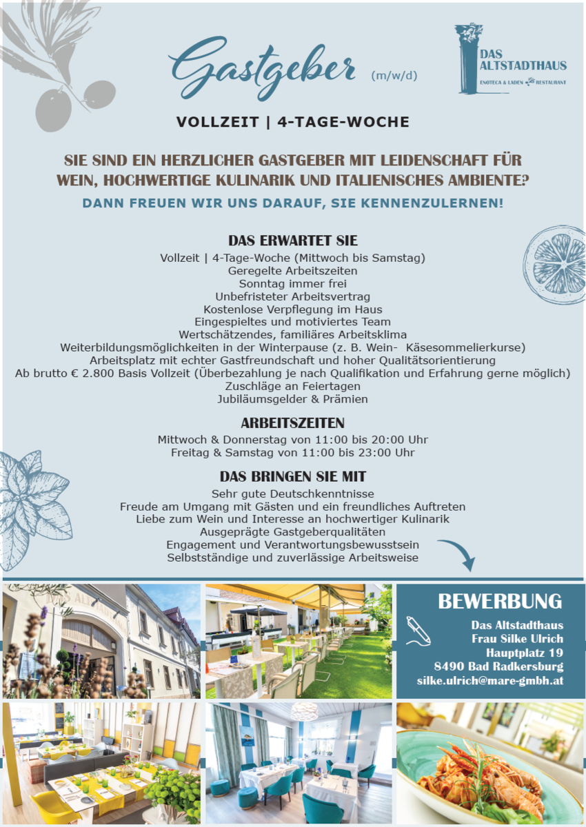 Gastgeber (m/w/d)