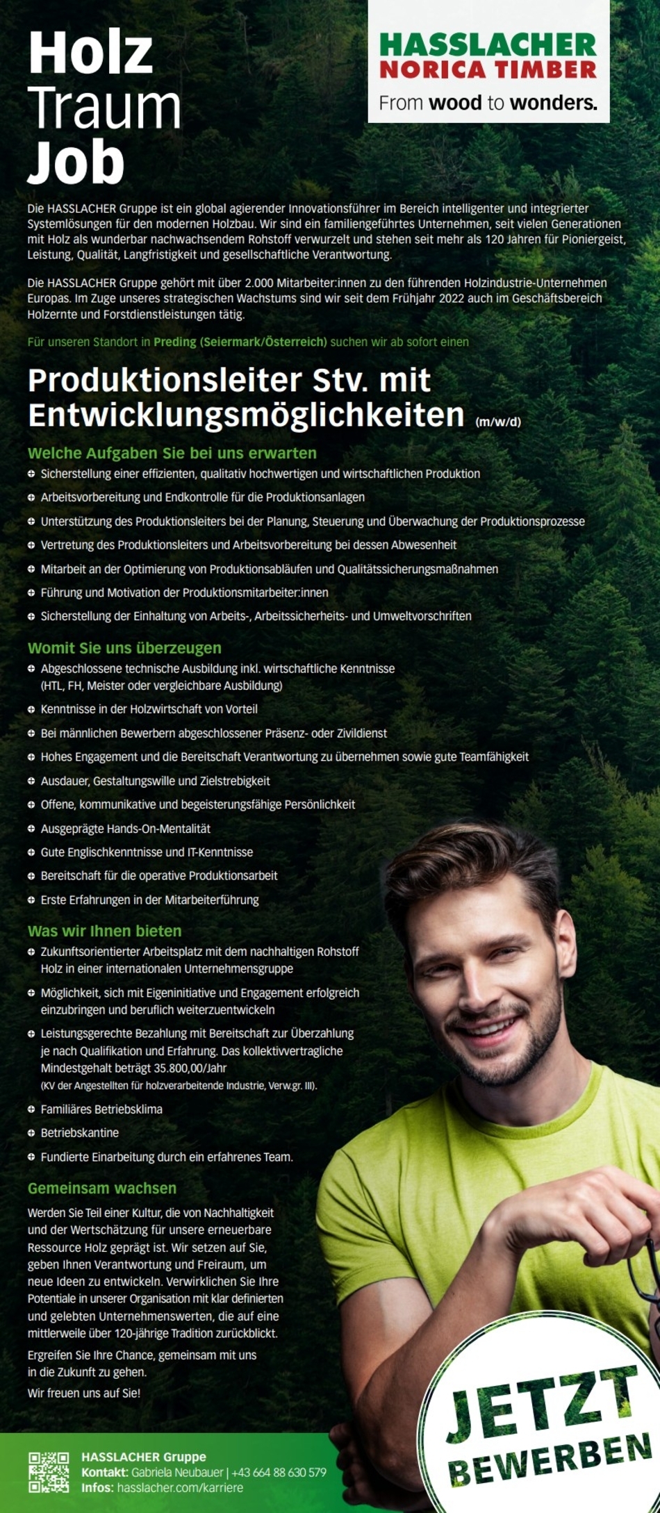 Produktionsleiter Stv. mit Entwicklungsmöglichkeiten (m/w/d)