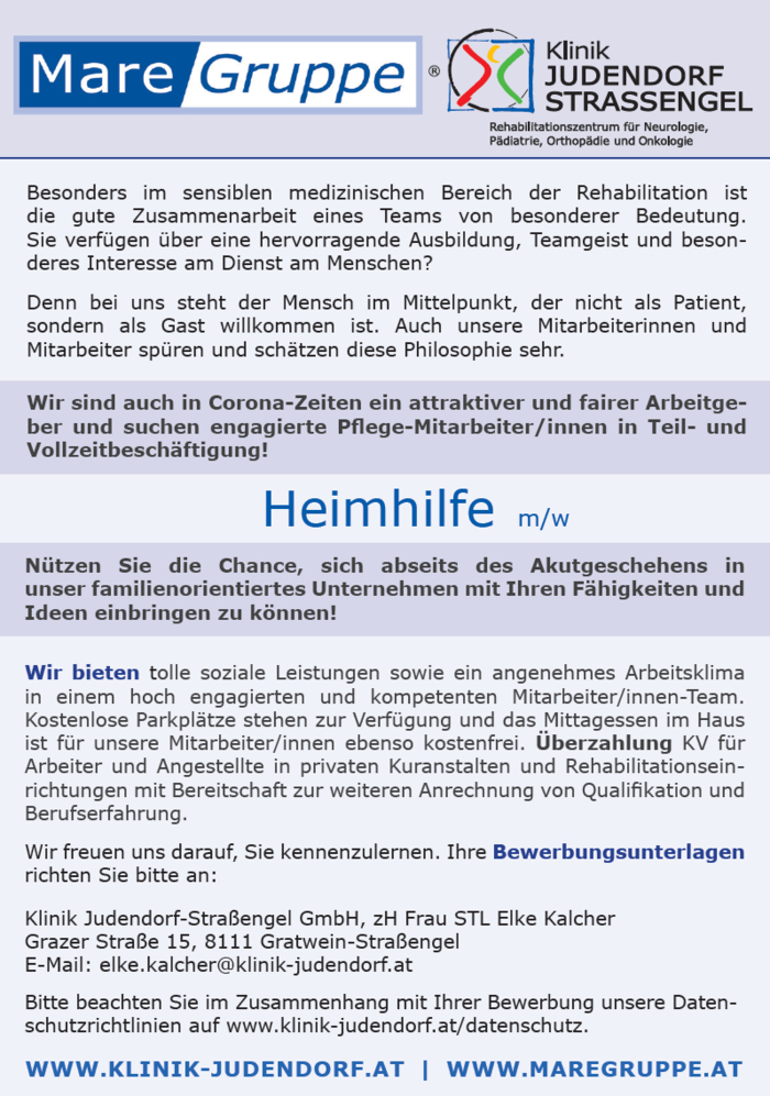 Heimhilfe (m/w)