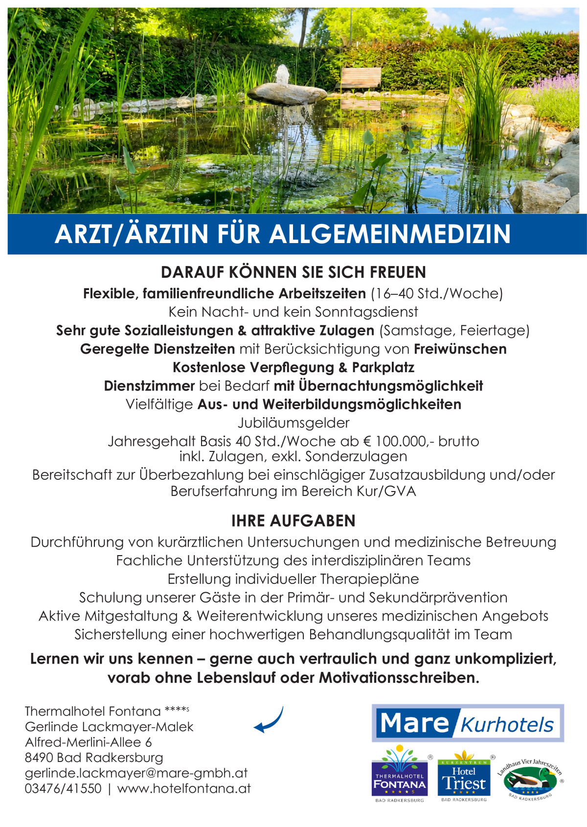 Arzt/Ärztin für Allgemeinmedizin