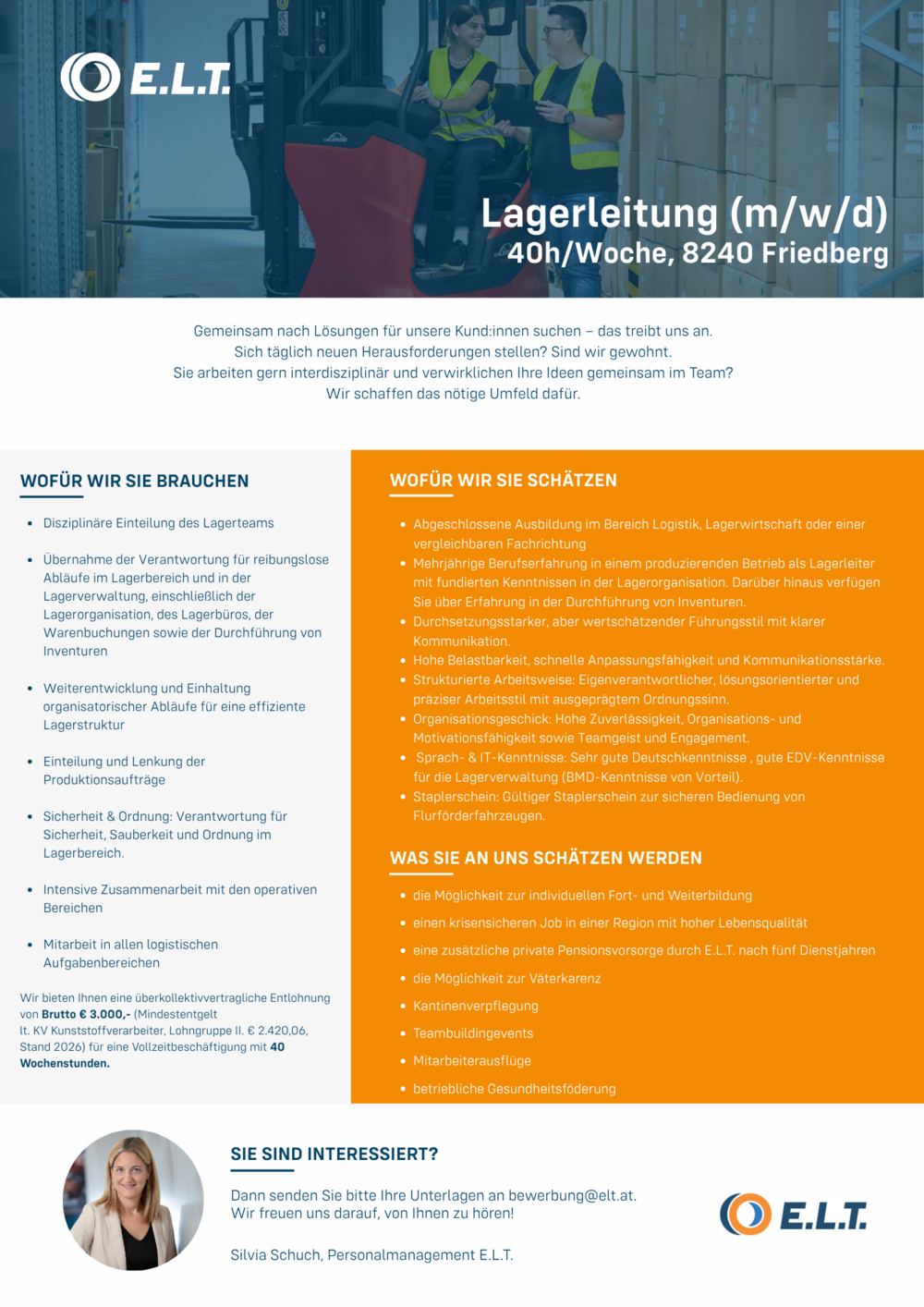 Lagerleitung (m/w/d)