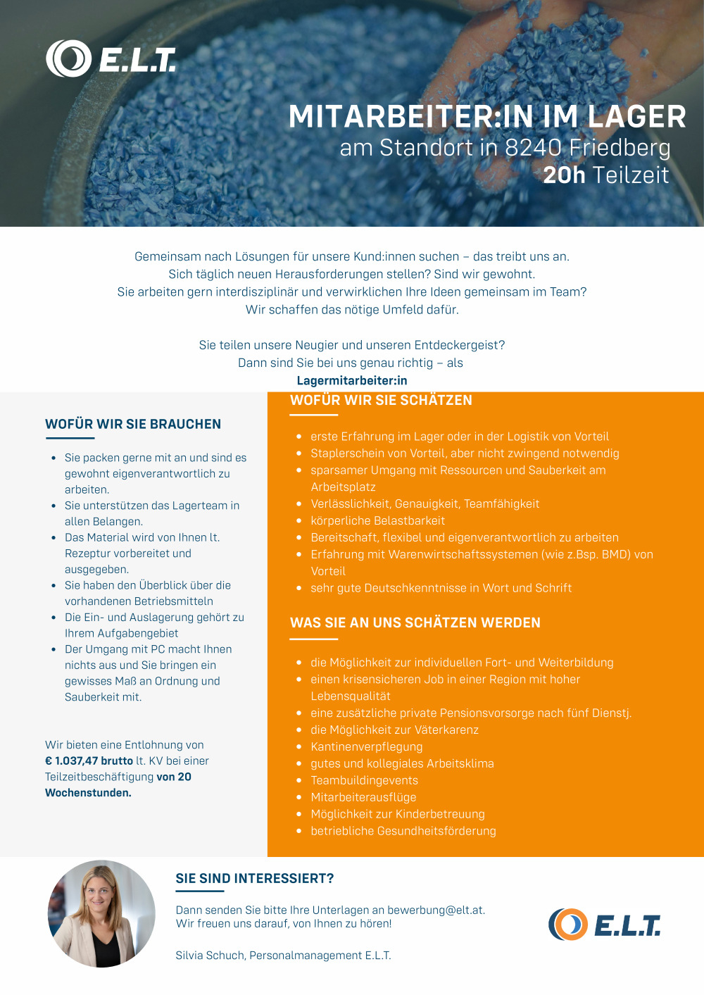 Mitarbeiter:in im Lager