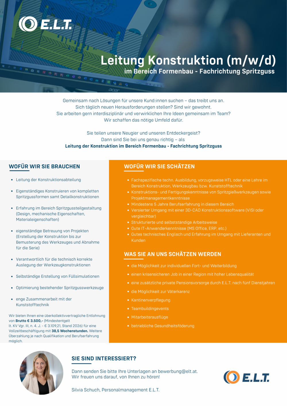 Leitung Konstruktion (m/w/d)