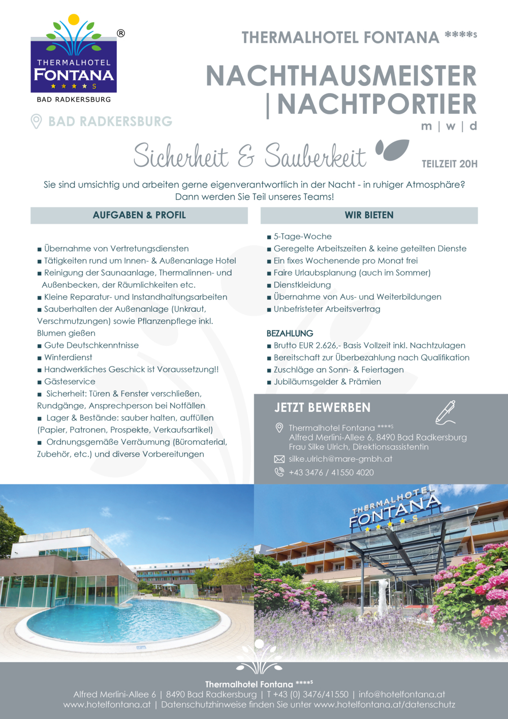 Nachthausmeister | Nachtportier (m/w/d)