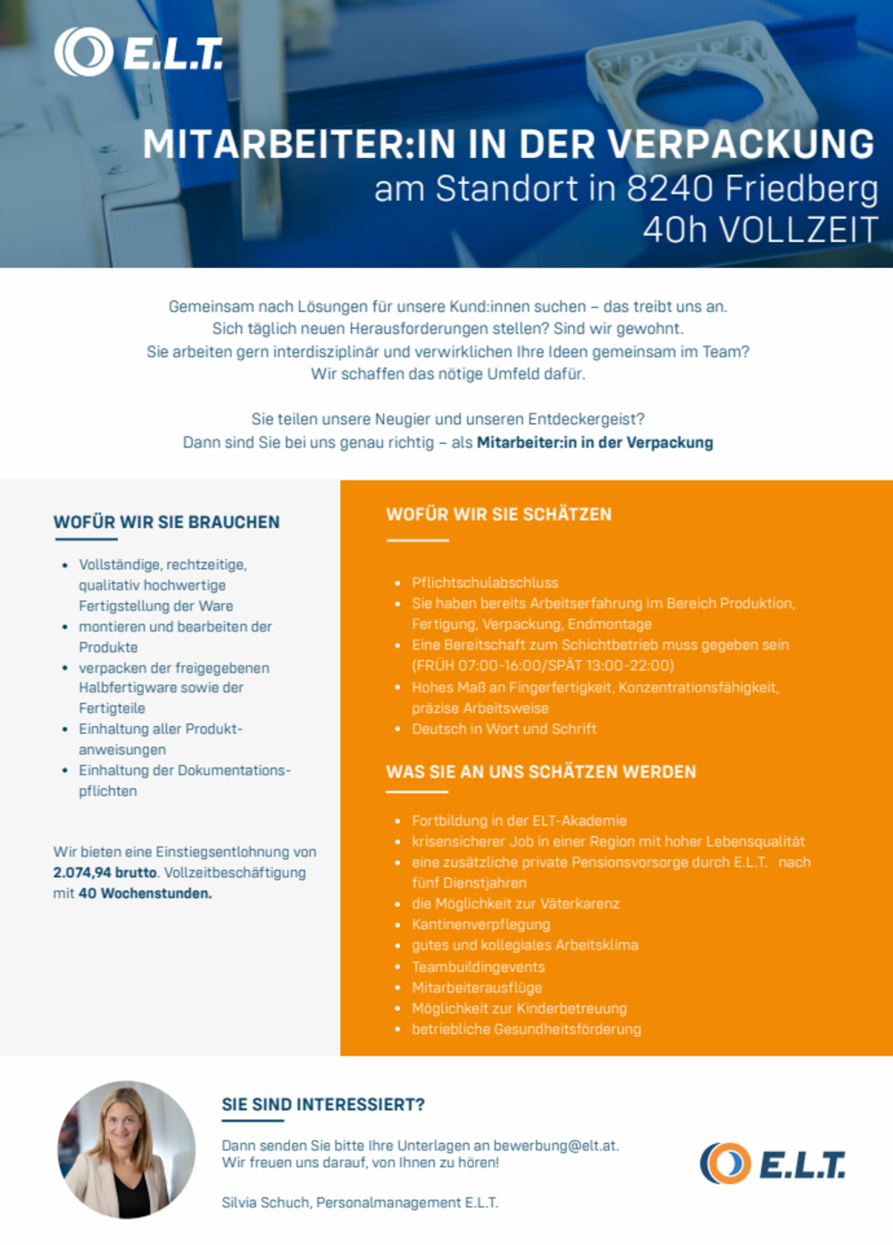 Mitarbeiter:in in der Verpackung (m/w/d)
