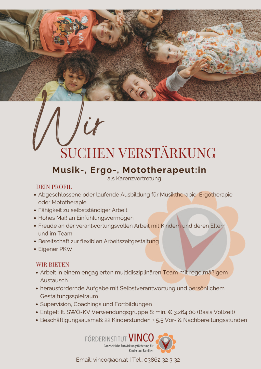 Musik-, Ergo-, Mototherapeut:in