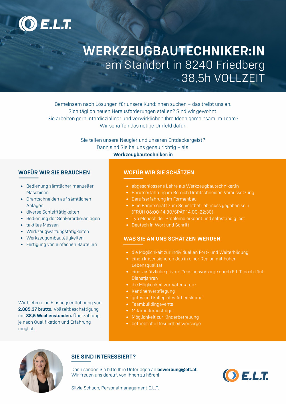 Werkzeugbautechniker:in (m/w/d)
