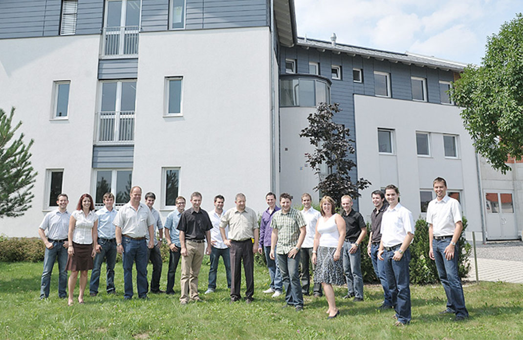 Das Team von PM Technologies Das Team bei PM Technologies
